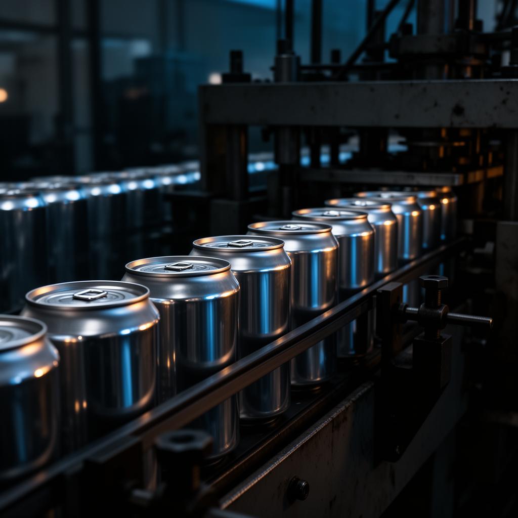 Aluminium can manufacturing line